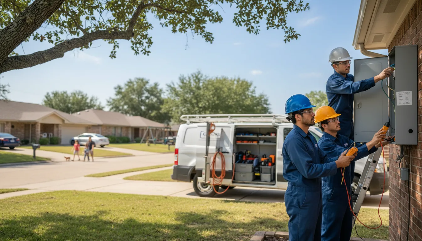 Certified electrician providing emergency electrical services in Millerton, IA